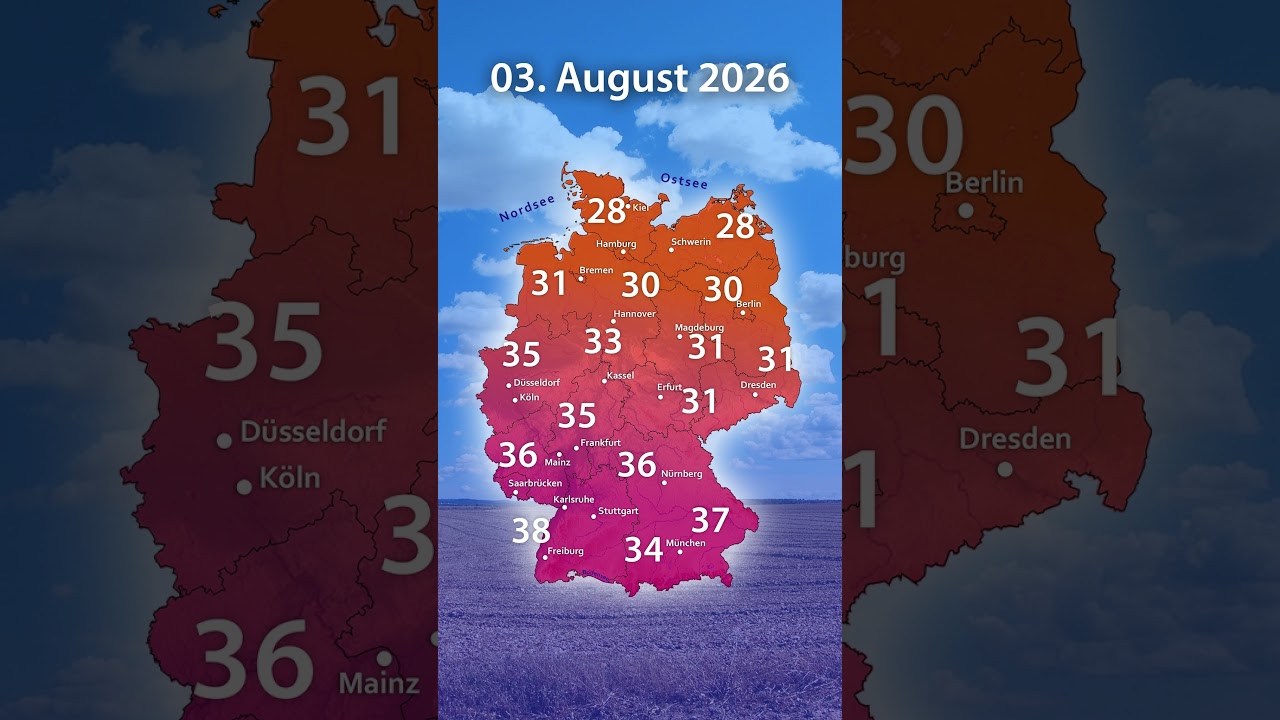 Nach Gewittern: Neue Hitze mit Werten &uuml;ber 35 Grad #Hitze #Hitzewelle #Gewitter #Unwetter