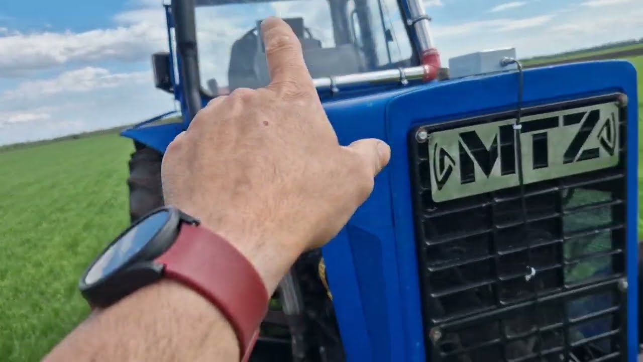 Розкидання мін добрива🚜. Перші впробування навігації КолдонАгро🛰