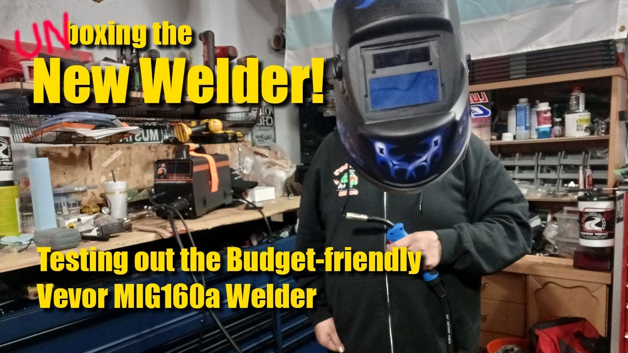 Vevor MIG160a unboxing and testing! - Alcarods Garage unboxing video