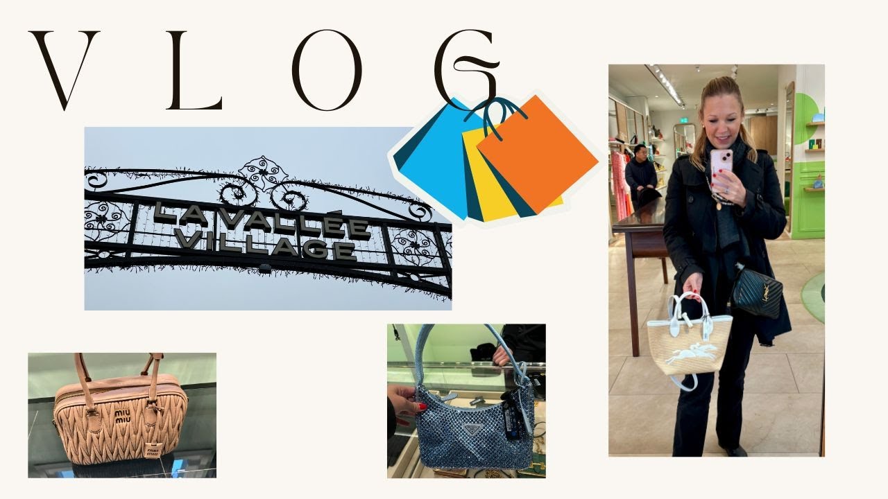 VLOG LA VALLÉE VILLAGE/PRADA, RALPH LAUREN, LONGCHAMP, BURBERRY...