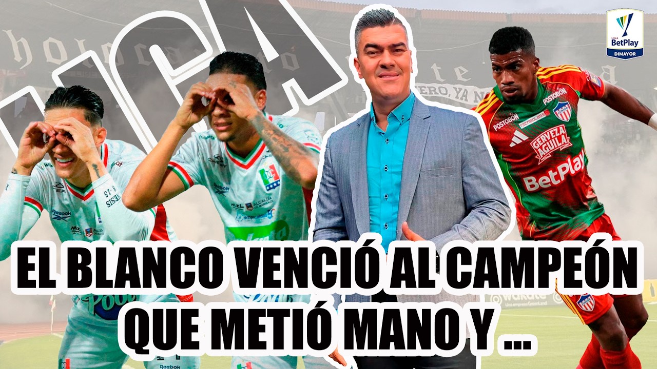 ONCE CALDAS 2 JUNIOR 1 EL BLANCO VENCIÓ MUY BIEN AL CAMPEÓN. ARIAS METIÓ MANO Y MAL...