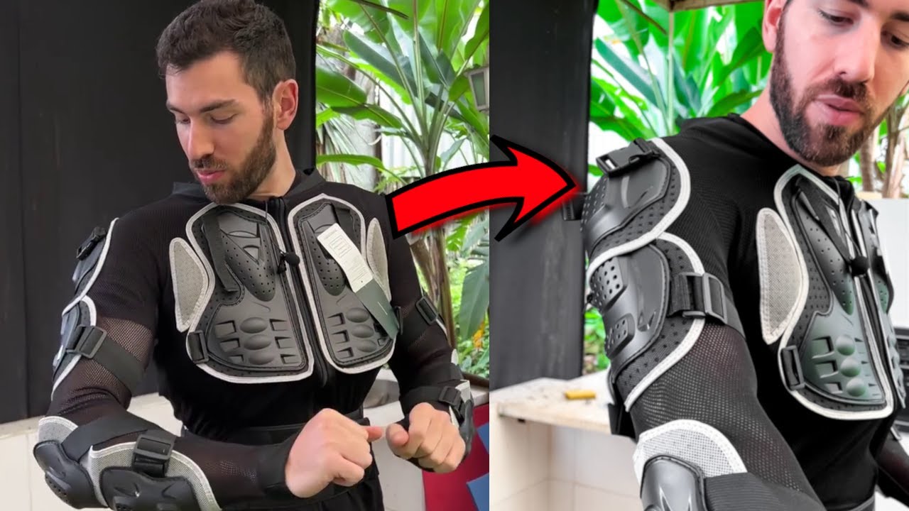 Testei a armadura de moto mais cabulosa da internet!