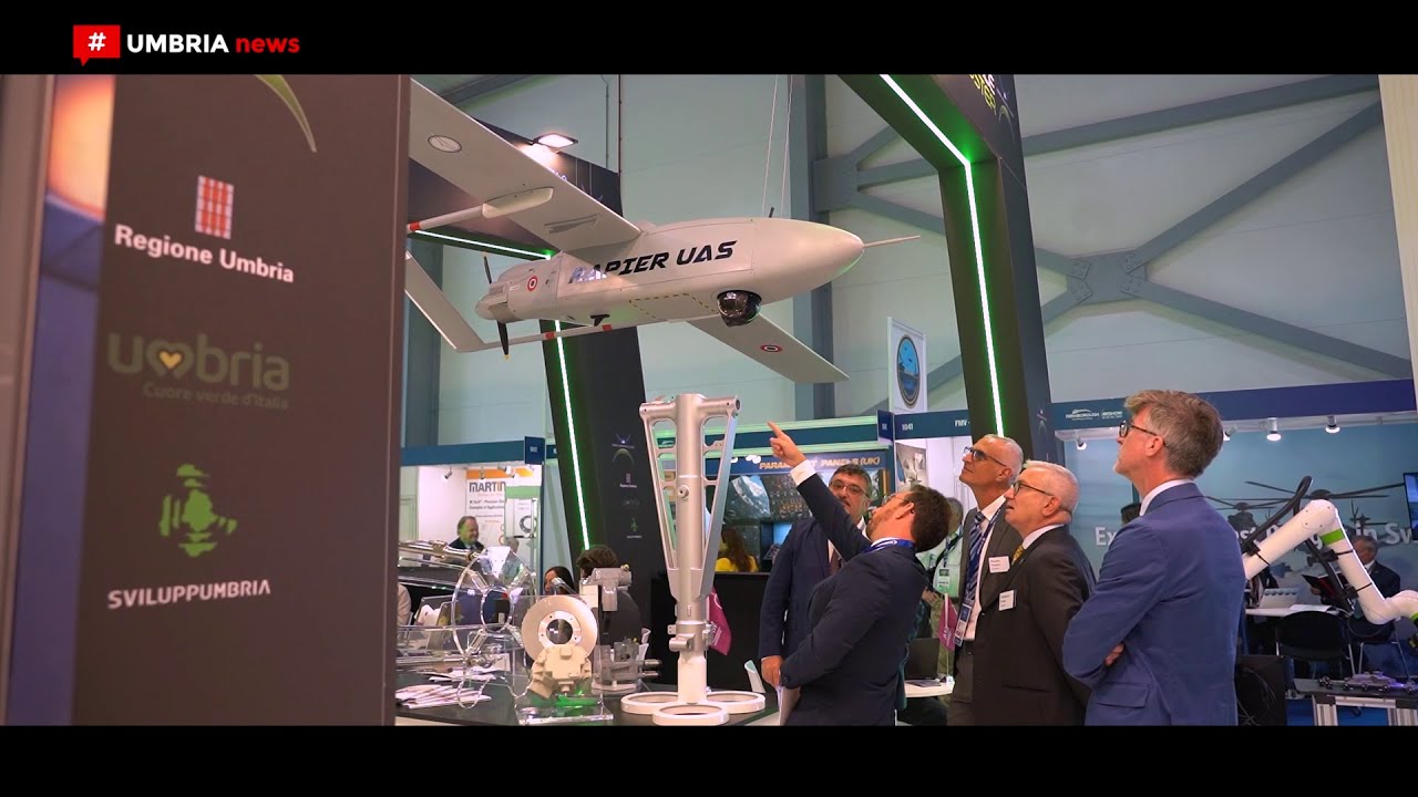 L&rsquo;Umbria Aerospace Cluster al Farnborough International Airshow 2024 [UMBRIAnews]