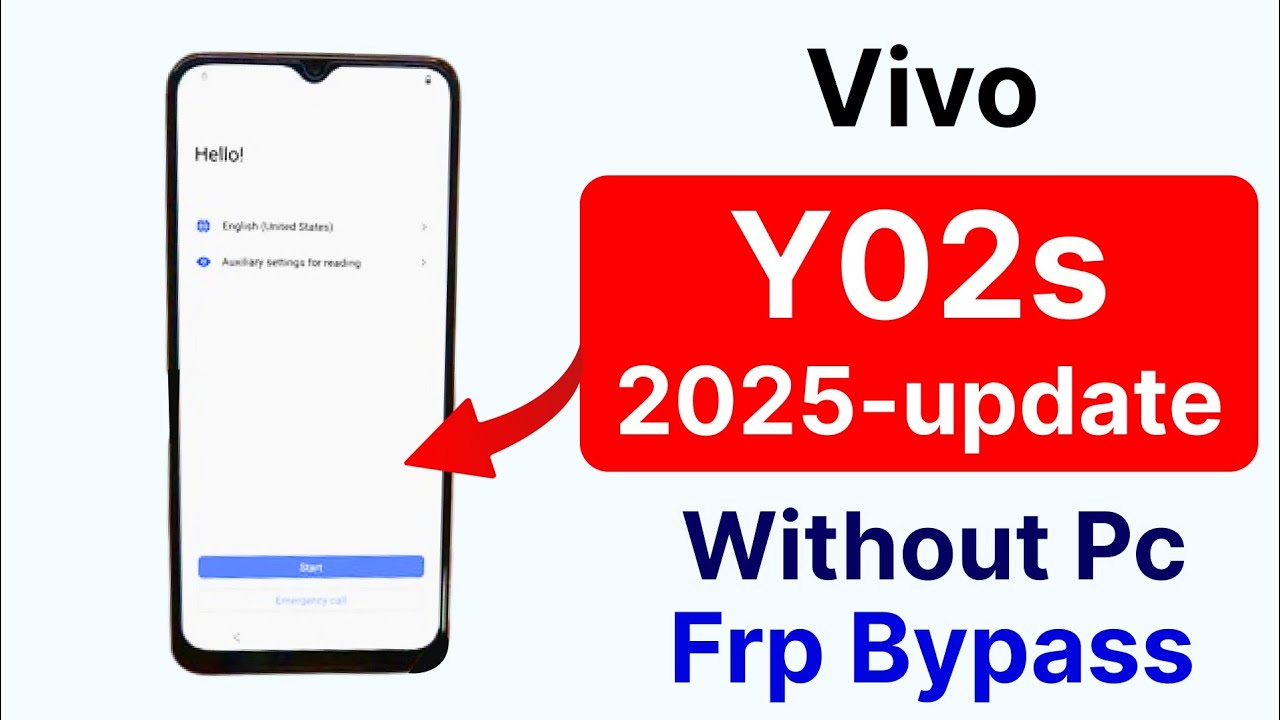 Vivo Y02s New Security 2025 Frp Bypass | Vivo Y02s Frp Bypass Setting Not Open Without Pc