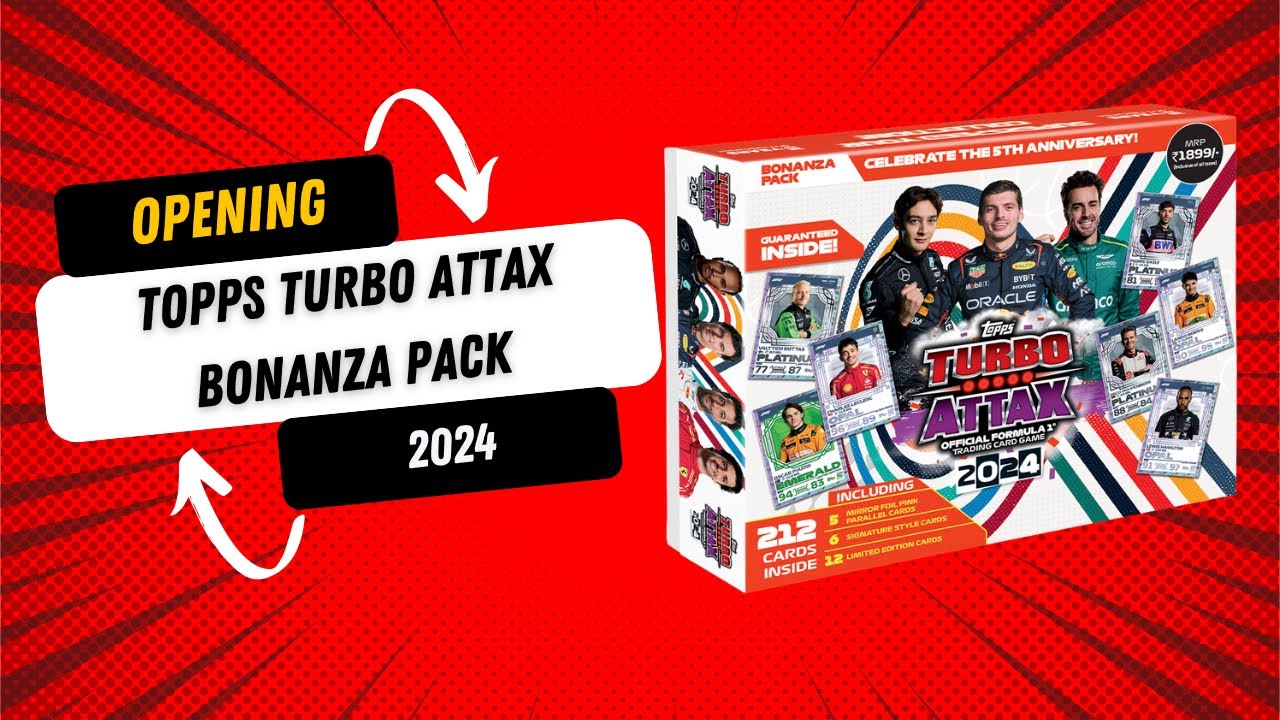 OPENING BONANZA PACK | TOPPS F1 TURBO ATTAX 2024 | GETTING AUTOGRAPHED CARDS | @ToppsForIndia