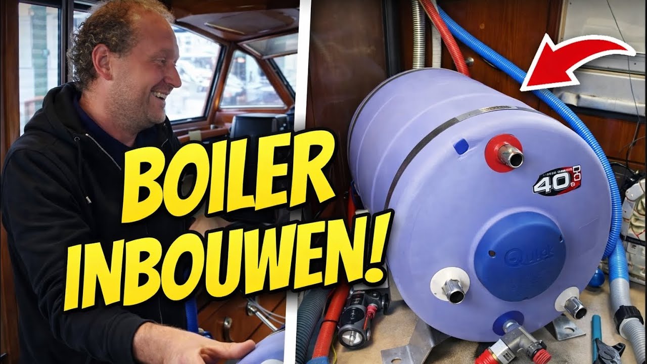 BOILER INBOUWEN EN ALLE LAATSTE KLUSJES AFMAKEN