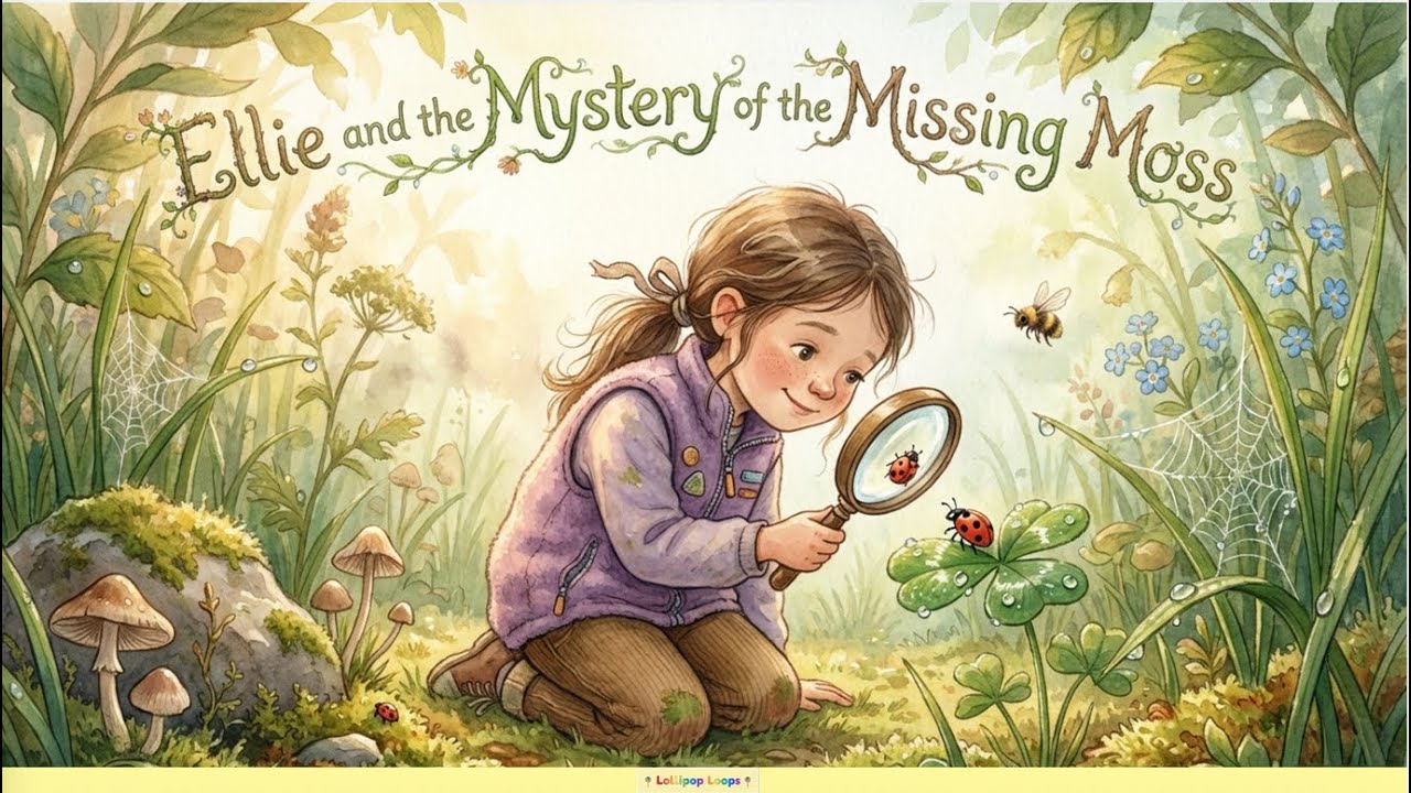 🕵️‍♀️🌿 Ellie & the Mystery of the Missing Moss! | A Kids Story on Empathy & Forest Friends! 🐿️💖