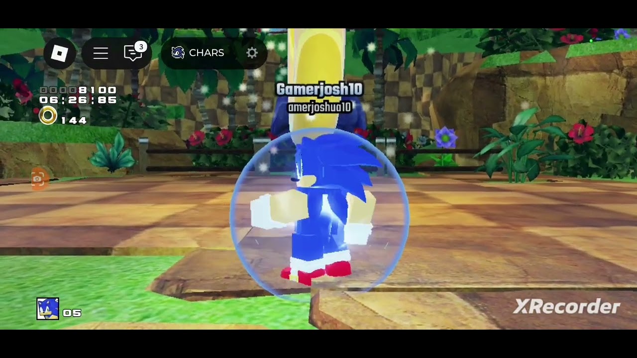 I played SEGASonic:origins as Sonic and Shadow on ROBLOX!!