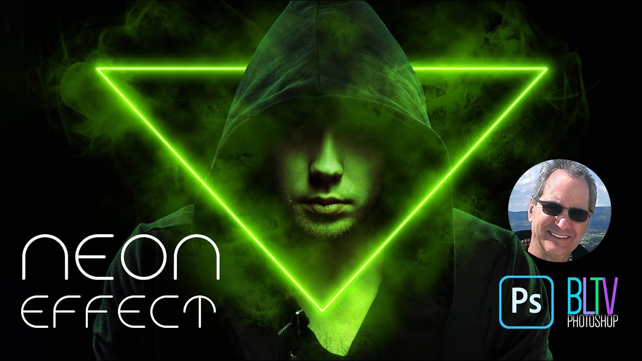 Photoshop: Create a Dramatic NEON Portrait Effect.