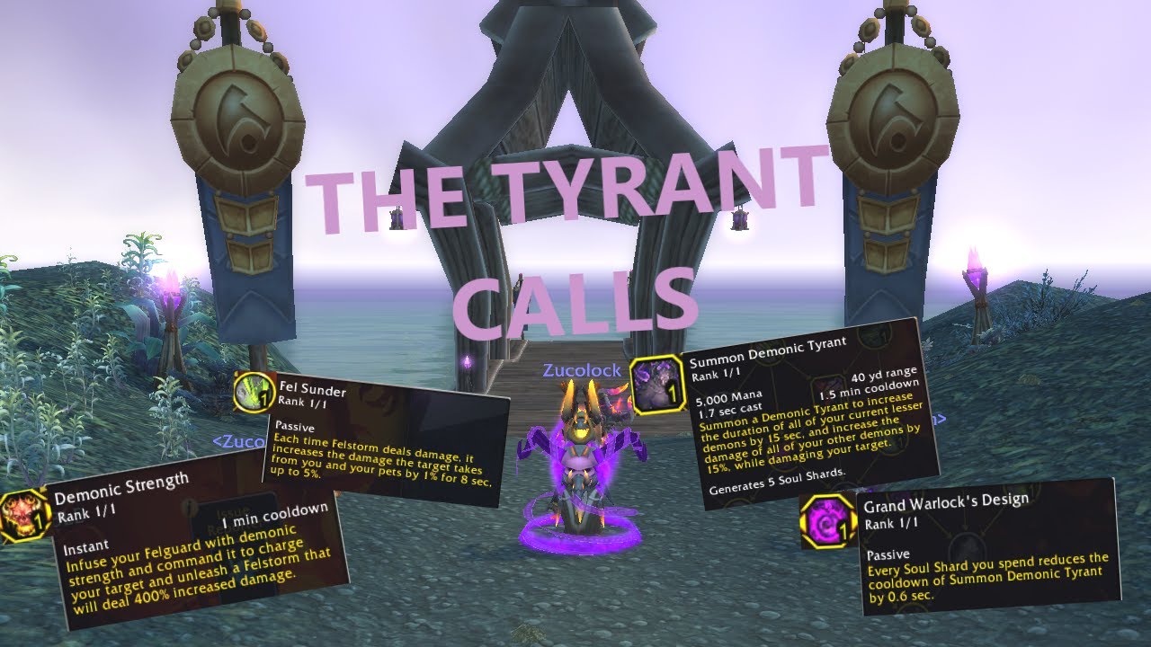 THE TYRANT CALLS! | Demonology Warlock M+ Build for Dragonflight!