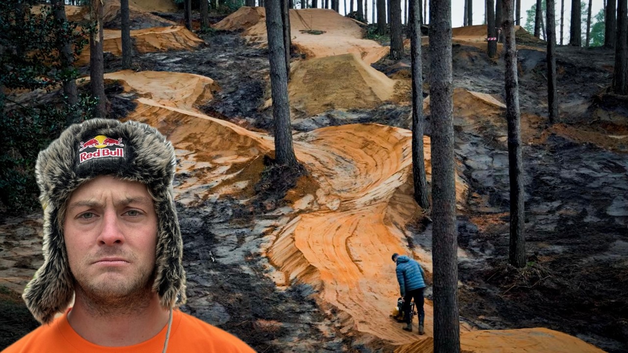 BUILDING AND RIDING A FULL NEW MTB FLOW TRACK!!