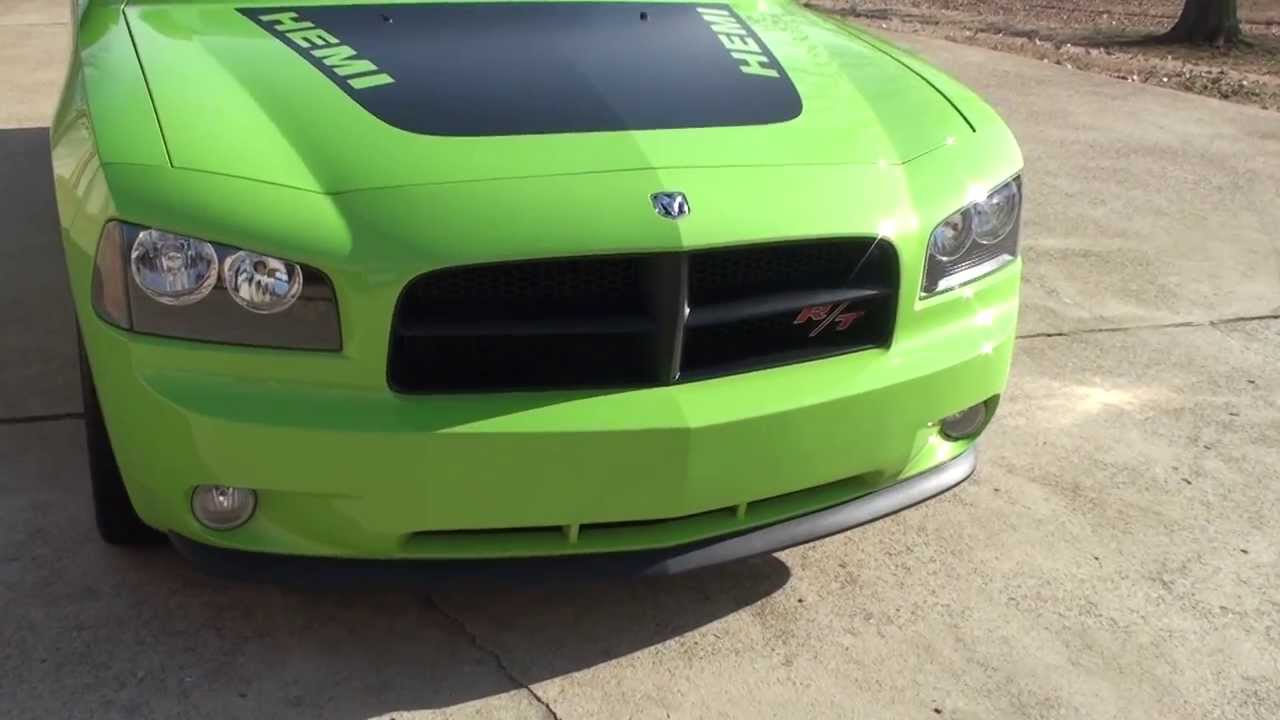 2007 DODGE CHARGER RT DAYTONA SUBLIME GREEN FOR SALE SEE WWW SUNSETMILAN COM