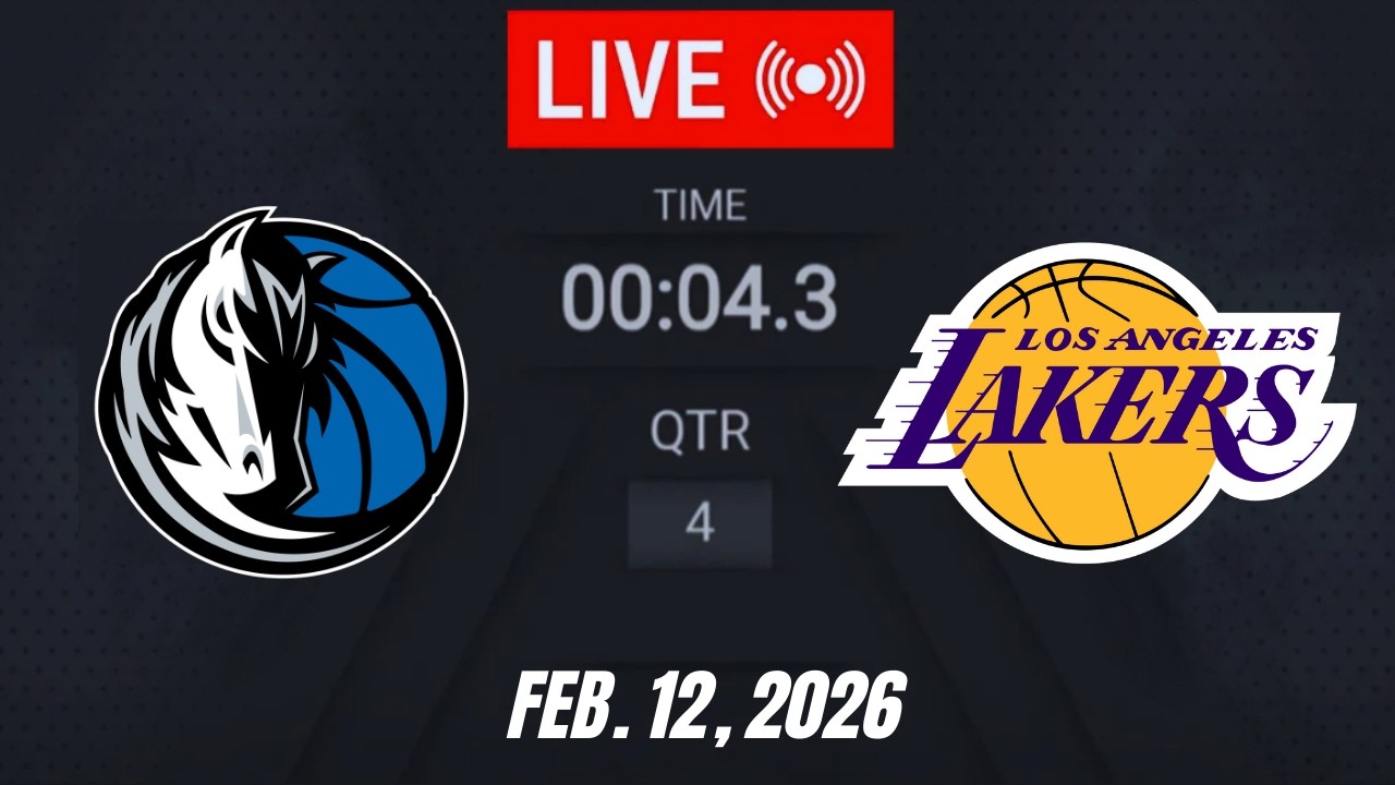 NBA LIVE! Los Angeles Lakers vs Dallas Mavericks February 12, 2026 | 2026 NBA Regular Season 2K