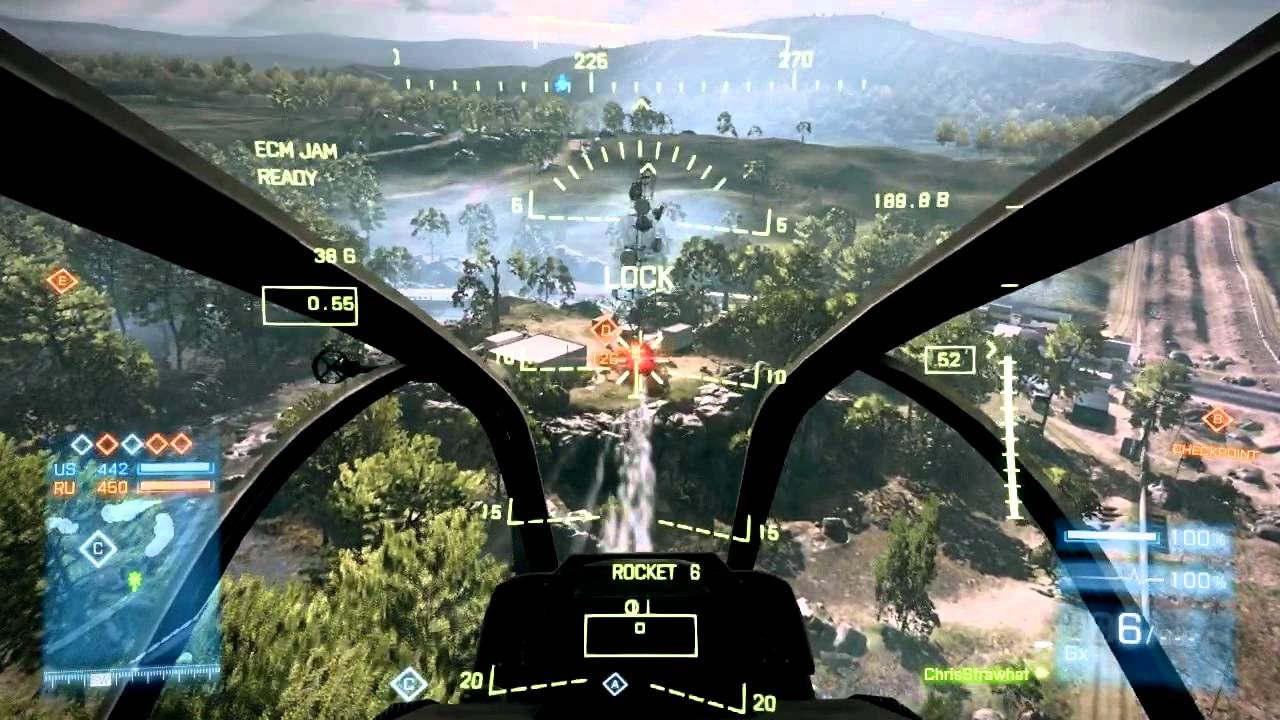 BF3 - Soloing The Chopper (seat switching)