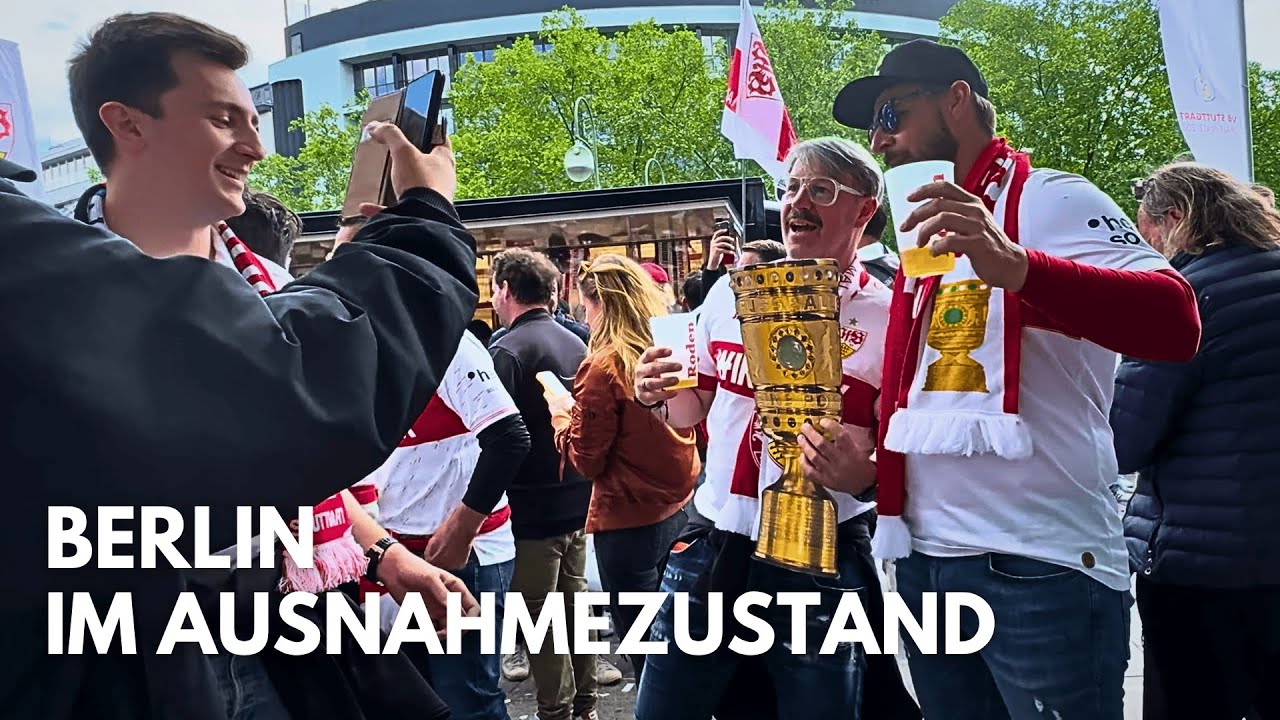 Ein ganz normaler Tag beim DFB-Pokalfinale ⚽🏟️ | Berlin in Ausnahmezustand – Final Day Walk
