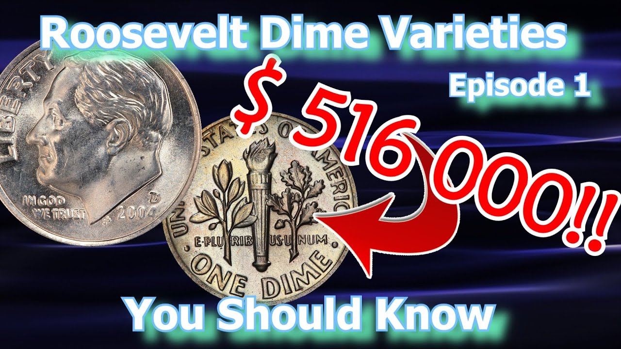 Roosevelt Dime Variety Coins You Should Know Ep.1 - 2004, 1975, 1946