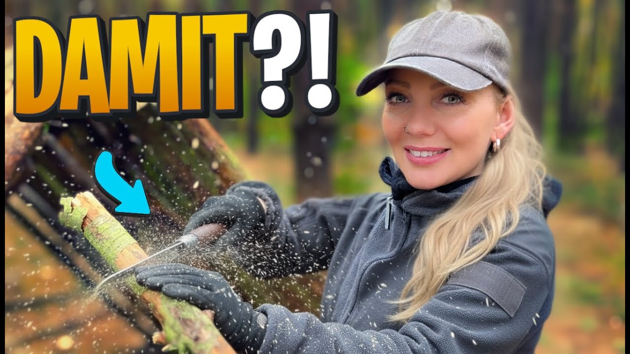 Wir bauen Survival-Unterschlupf im Wald &ndash; mit neuer Ausr&uuml;stung!