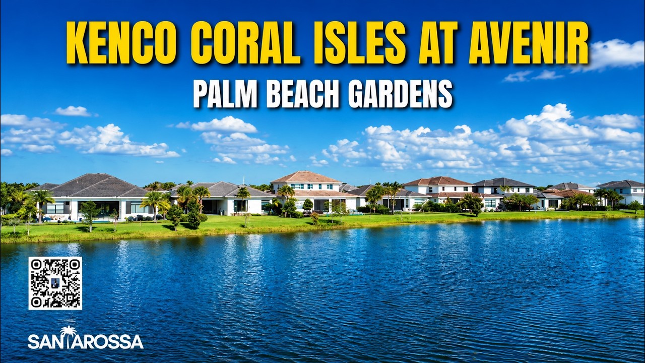 KENCO Coral Isles at Avenir  | Palm Beach Gardens | Luxury Home Tour | Gino Santarossa