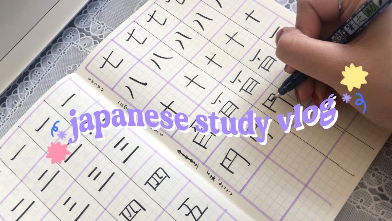 language study vlog | self study japanese with me 🇯🇵