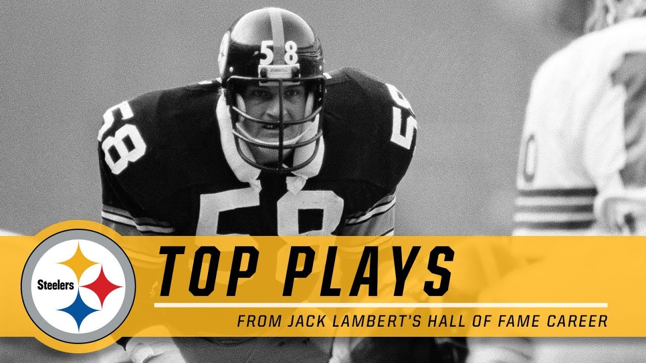 Jack Lambert's Top Plays | Pittsburgh Steelers Hall of Fame Highlights
