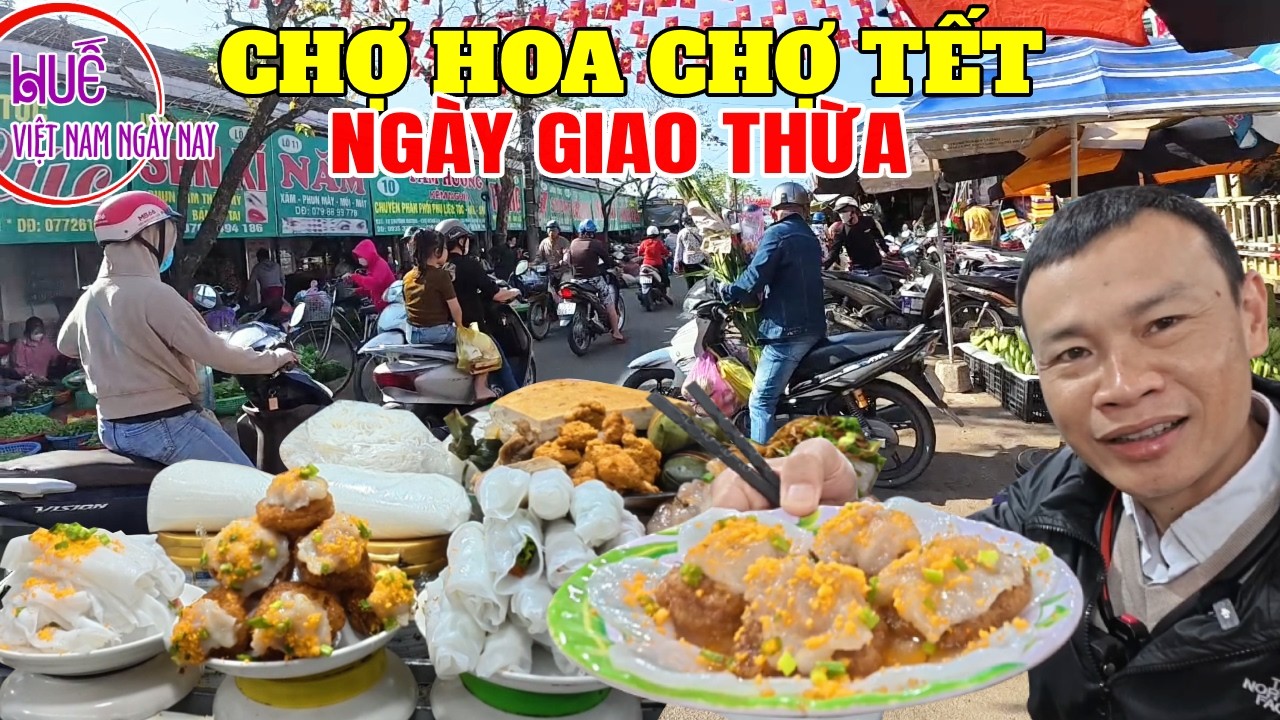 Tình hình chợ Hoa chợ Tết ngày giao thừa