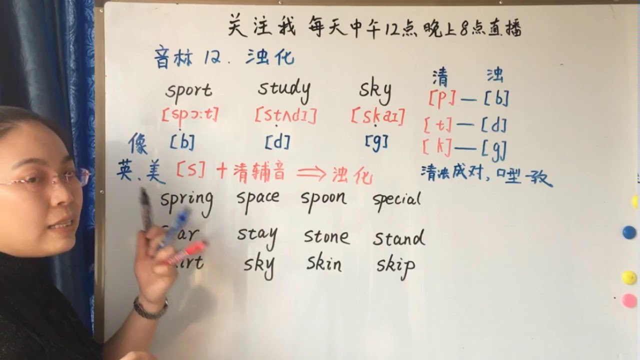 【英语音标学习12】提升发音技巧——浊化