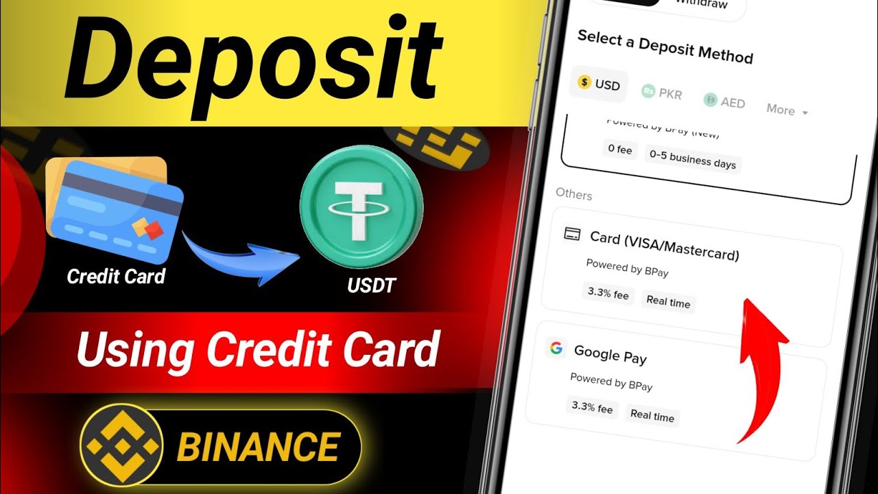 Binance Pay with Credit Card | Buy USDT with Credit Card Binance Deposit Money on Binance with debit
