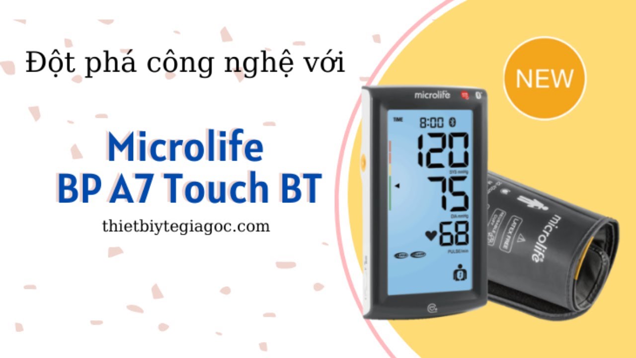 Hướng dẫn sử dụng máy đo huyết áp Microlife BP A7 TOUCH