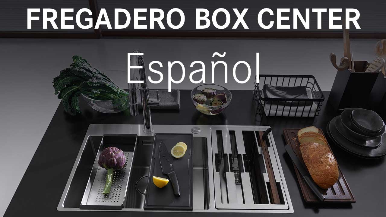 Fregadero de acero inoxidable Box Center - Español