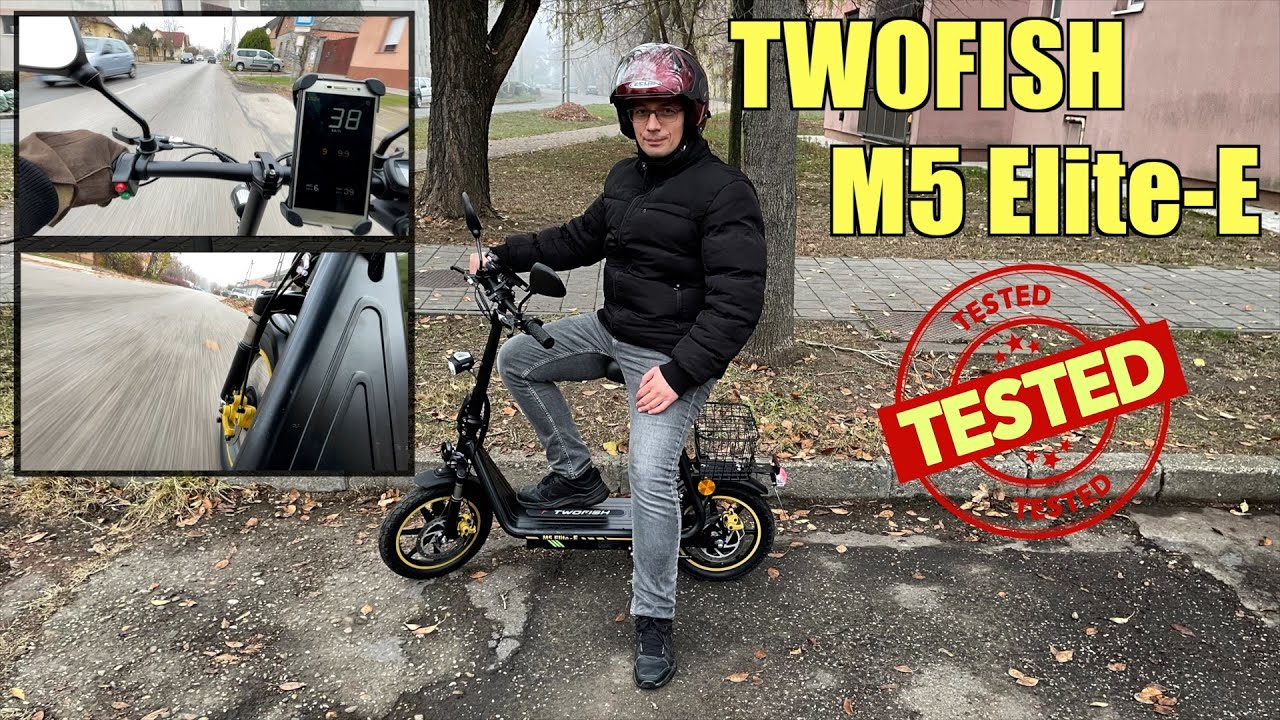 TWOFISH M5 Elite-E elektromos roller (robogó) teszt