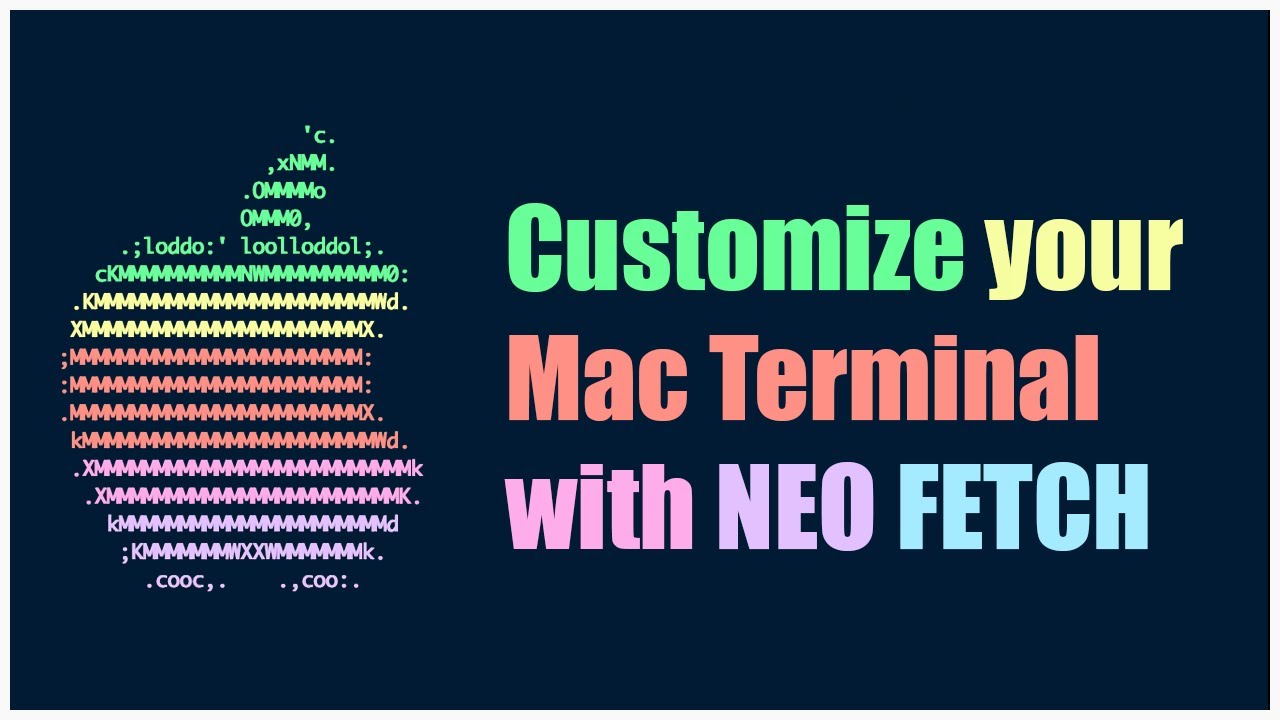Neo Fetch for Mac Terminal - 2021