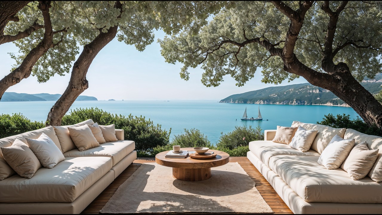 3 Hours Mediterranean Chill 🌊 Relaxing Bossa Nova Lounge for Reading & Unwinding
