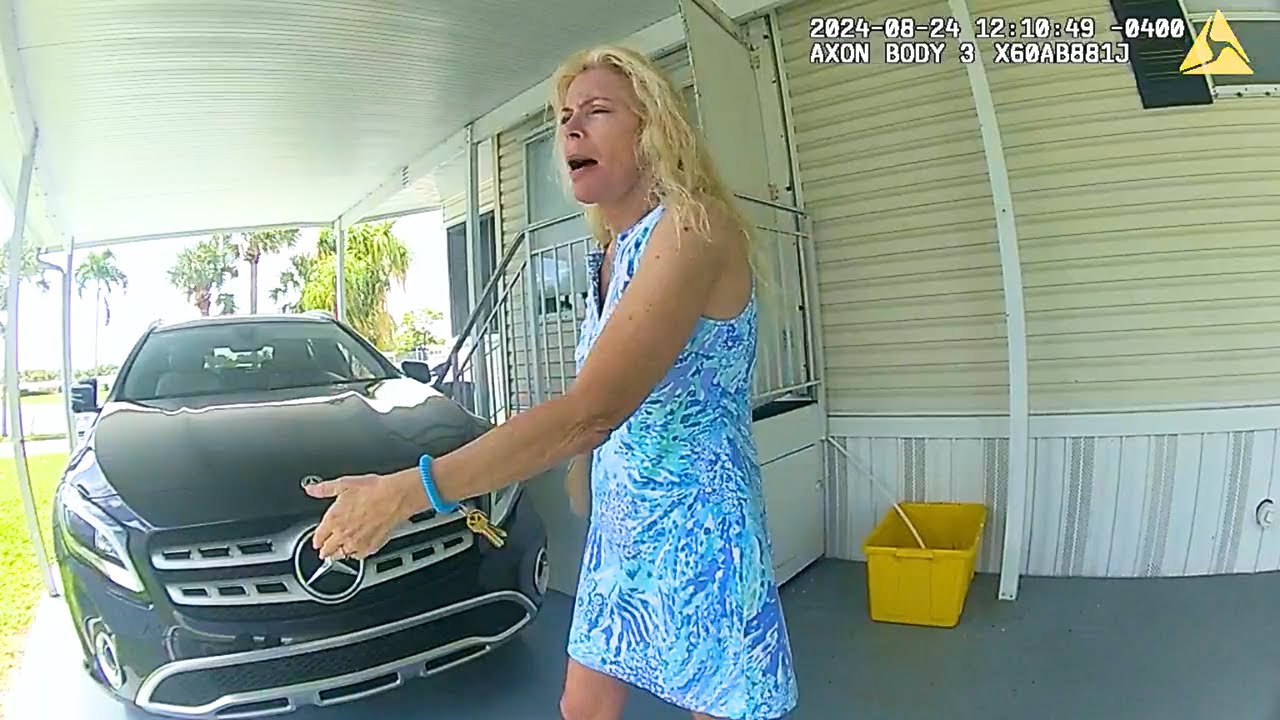 Entitled Drunk Woman Busted After Trying to Escape Accident Scene