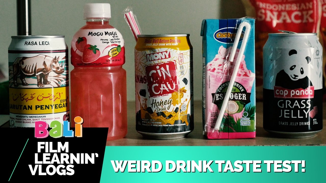 WEIRD DRINK TASTE TEST! | Film Learnin Vlogs