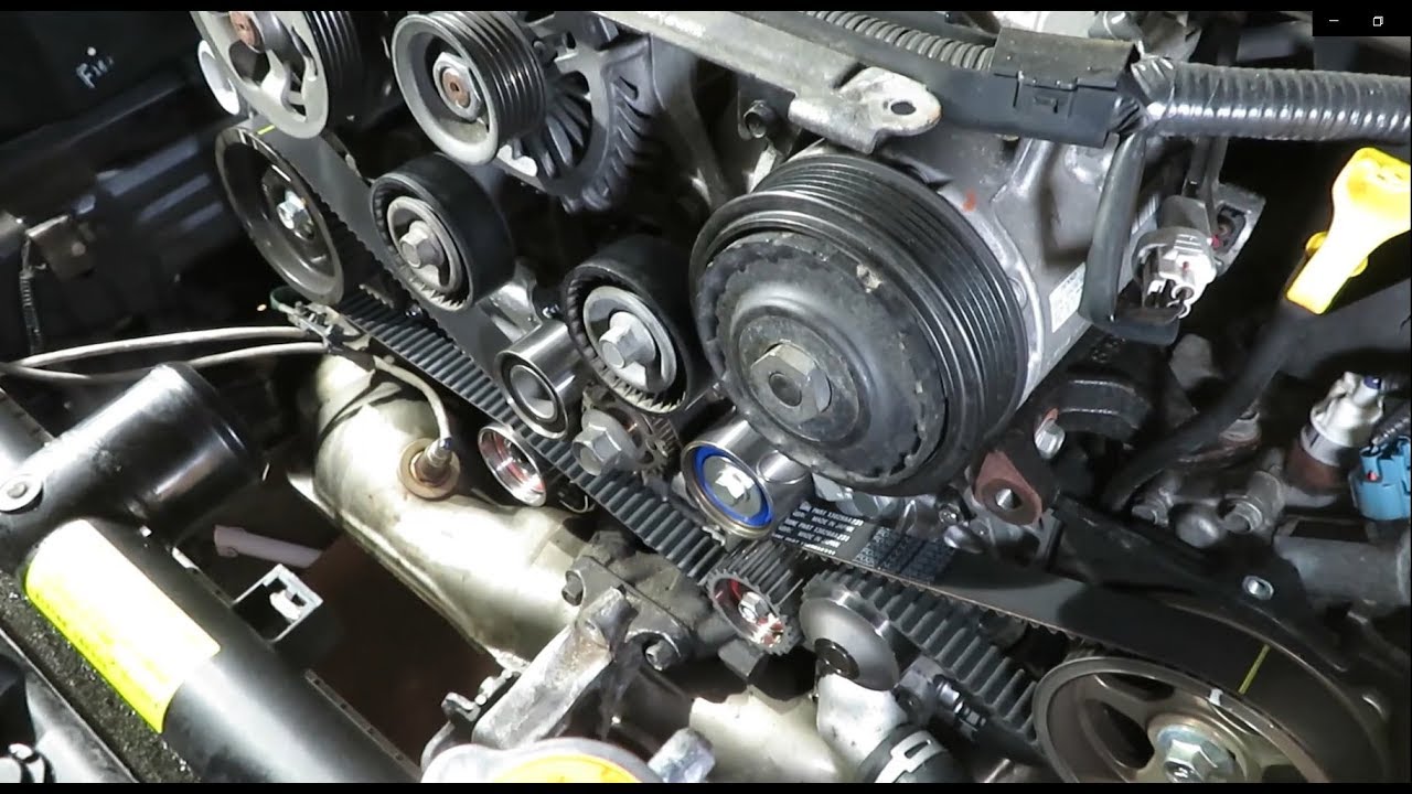 How to Replace the Timing Belt and Water pump Subaru 2.5L Part 2: Replacement