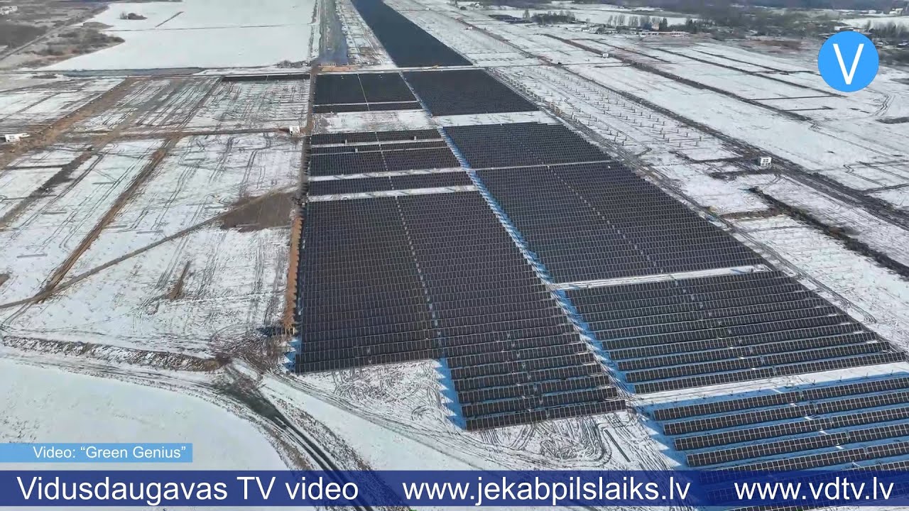Jēkabpils novadā top lielākais saules enerģijas parks Latvijā