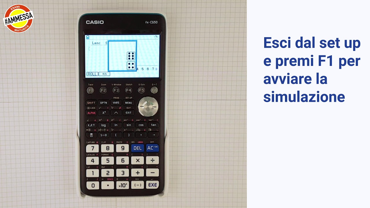 Calcolatrice grafica CASIO FX-CG50 - Probabilità