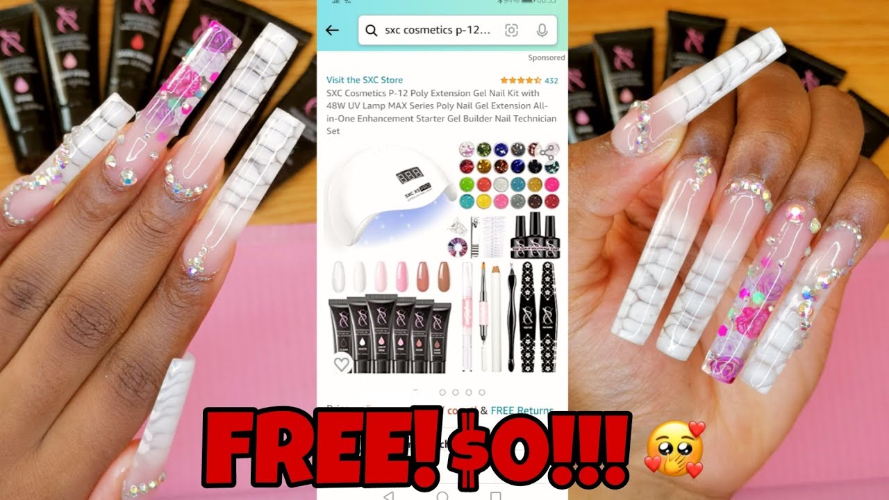 🤯BEST POLYGEL KIT FOR BEGINNERS!! | FOR FREE!! 🤑 | SXC MAX SERIES UNBOXING 📦👀