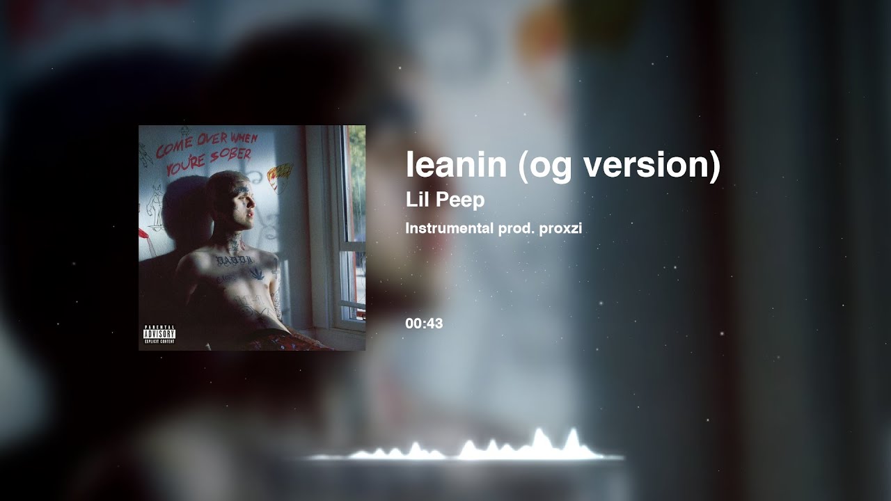 Lil Peep - leanin (og version) (Instrumental Beat Remake) (Cover)