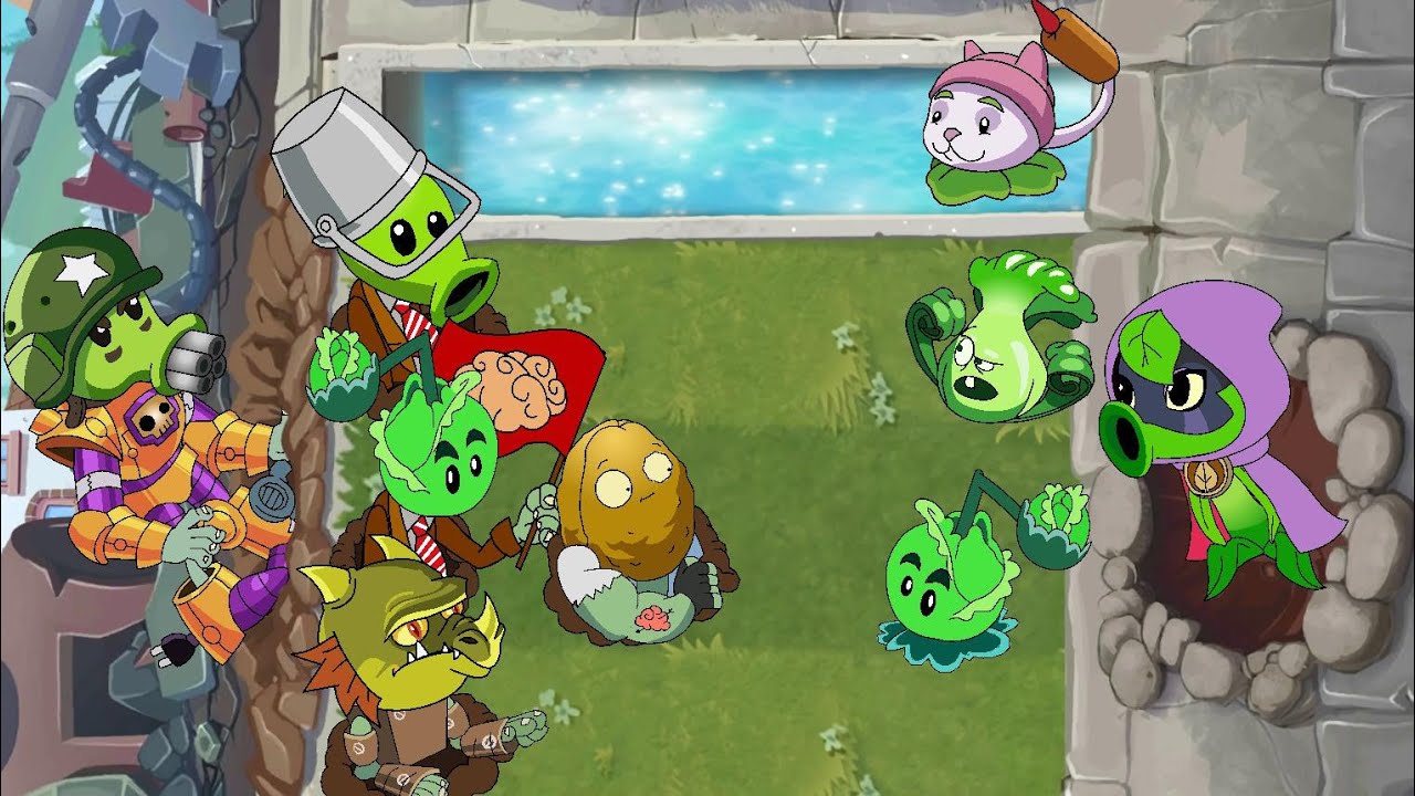 Plants vs Zombies Heroes vs ZomBotany Animation