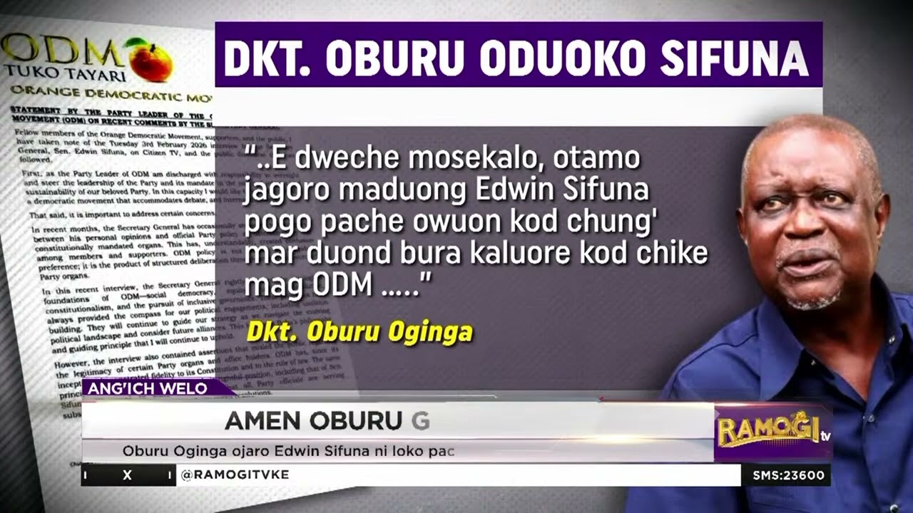 Amen Oburu gi Sifuna | #RamogiTV