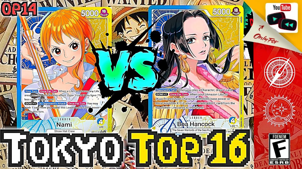 {OP14} Топ 16 OP11 UY Nami против OP14 UY Boa Tokyo Venue | One Piece Trading Card Game OP14