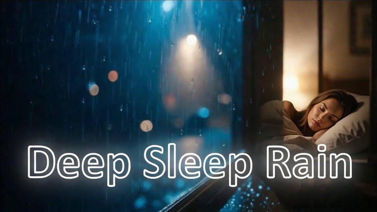 Deep Sleep Rainy Night 😴🌉 || @RainyDreamsNight  | Sleeping relaxing sound || #sleepmusic #rainsounds