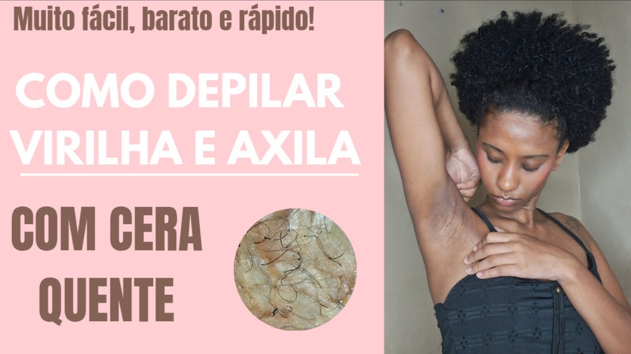 Aprenda a como depilar a axila e virilha sozinha em casa