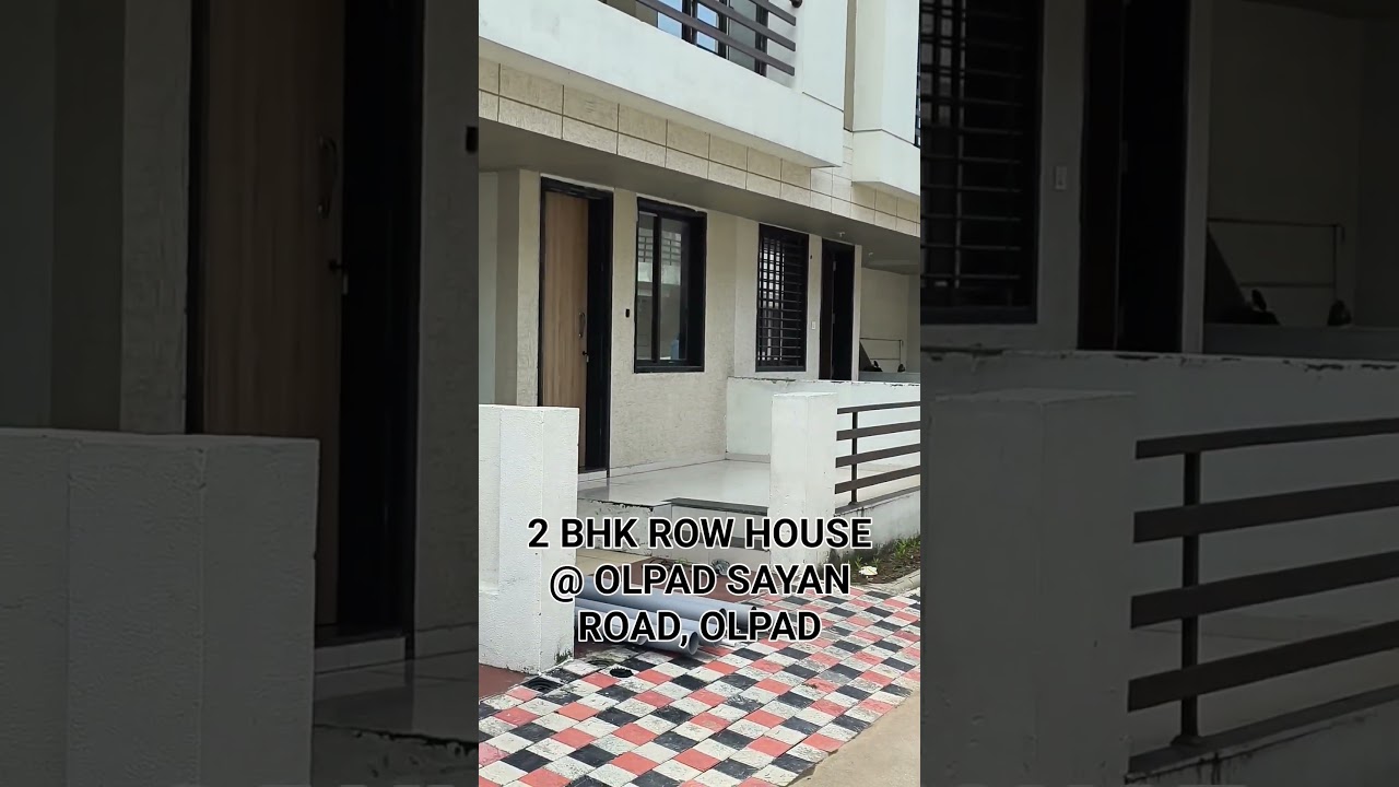 2 Bhk Row House @ olpad Sayan road | rowhouse in surat | 8140157875