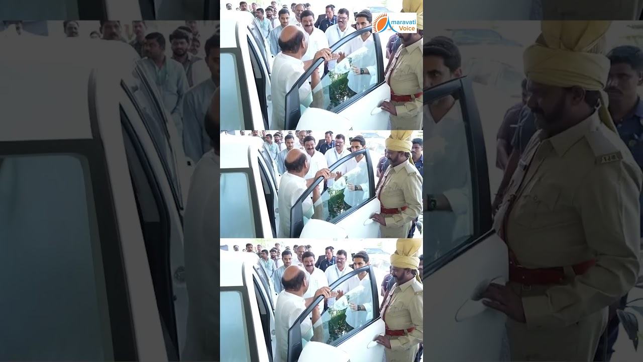 ఇది లోకేష్ సంస్కారం... కారు దాకా వెళ్లి స్పీకర్ అయ్యన్నకు వీడ్కోలు..