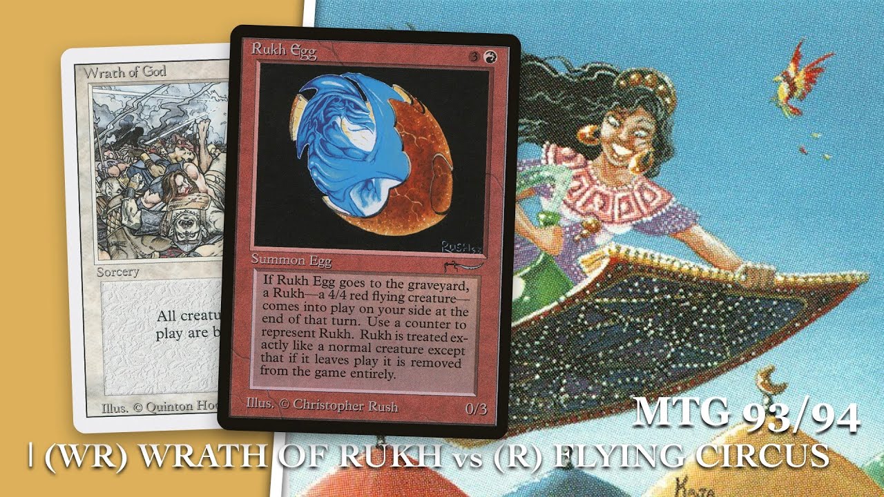 WR Wrath of Rukh vs R Flying Circus | Old School Magic the Gathering (MTG) | 420