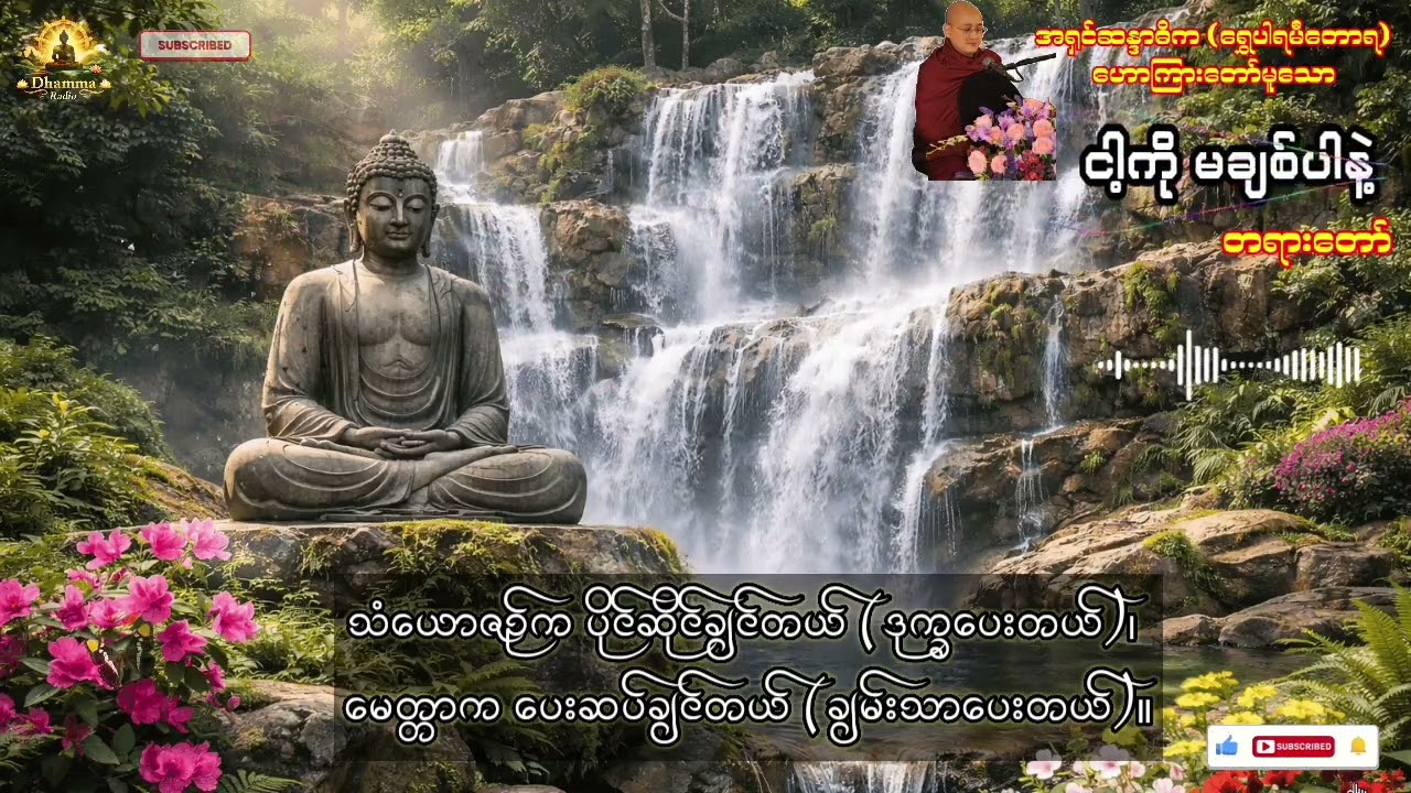 အချစ်ကြောင့် ပူလောင်နေရသူတိုင်း နားထောင်သင့်တဲ့ တရားတစ်ပုဒ် | Ashin sandadika