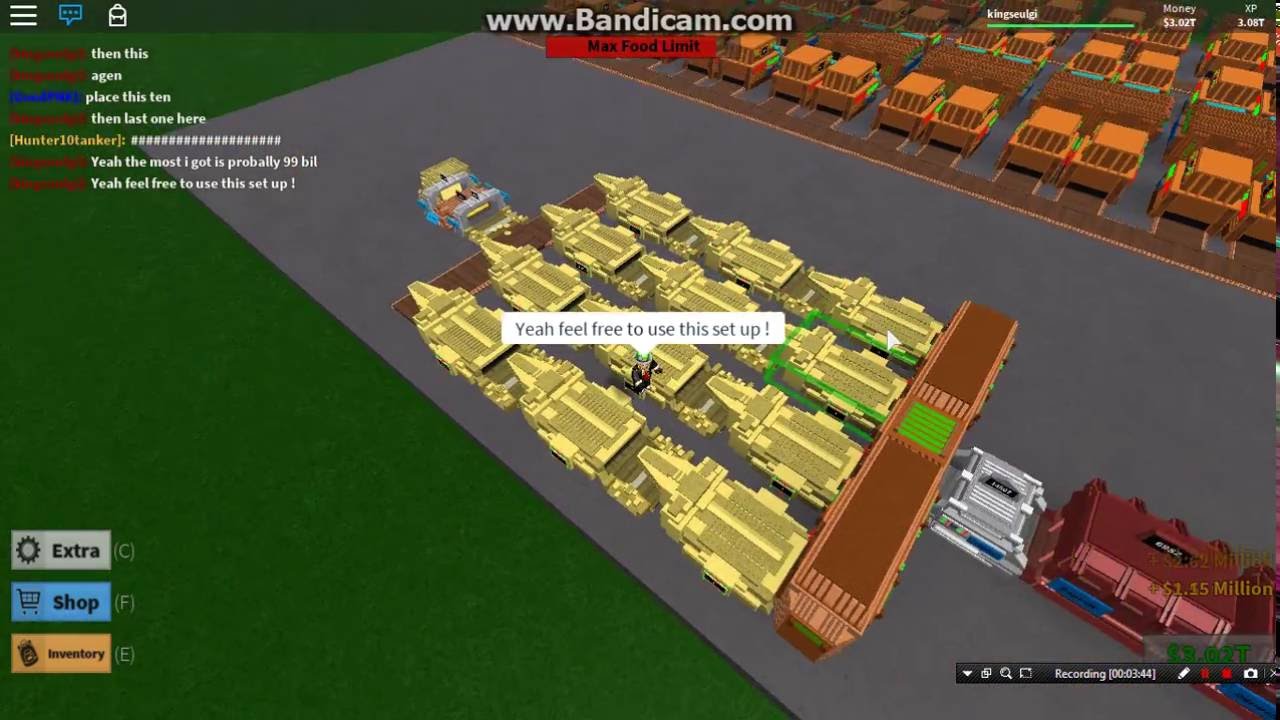 Roblox Food Empire | Turtorial | Trillion Setup | Broken lol