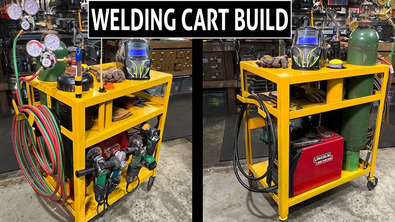 Welding Cart Build - Lathe Accident!